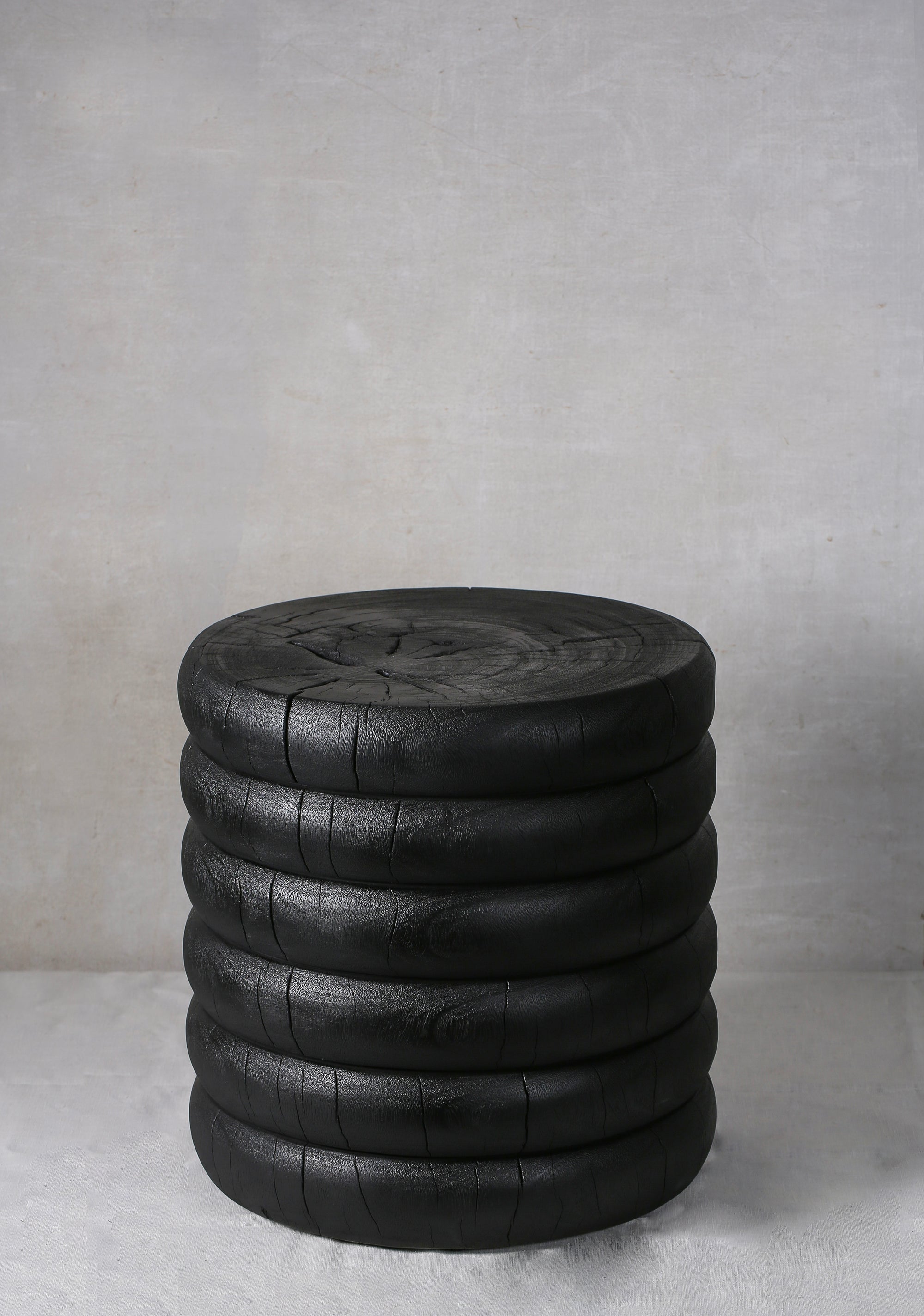 Fin Black Side Table