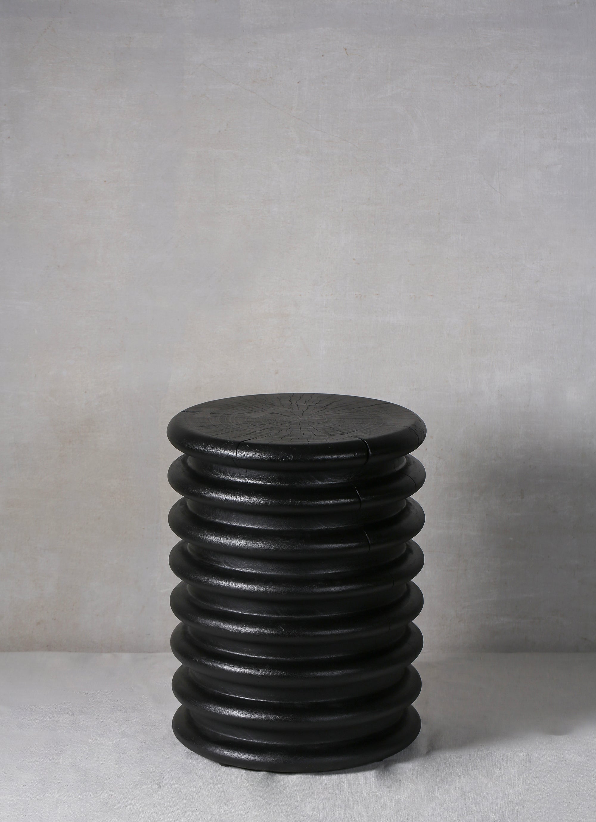 Finny Black Side Table
